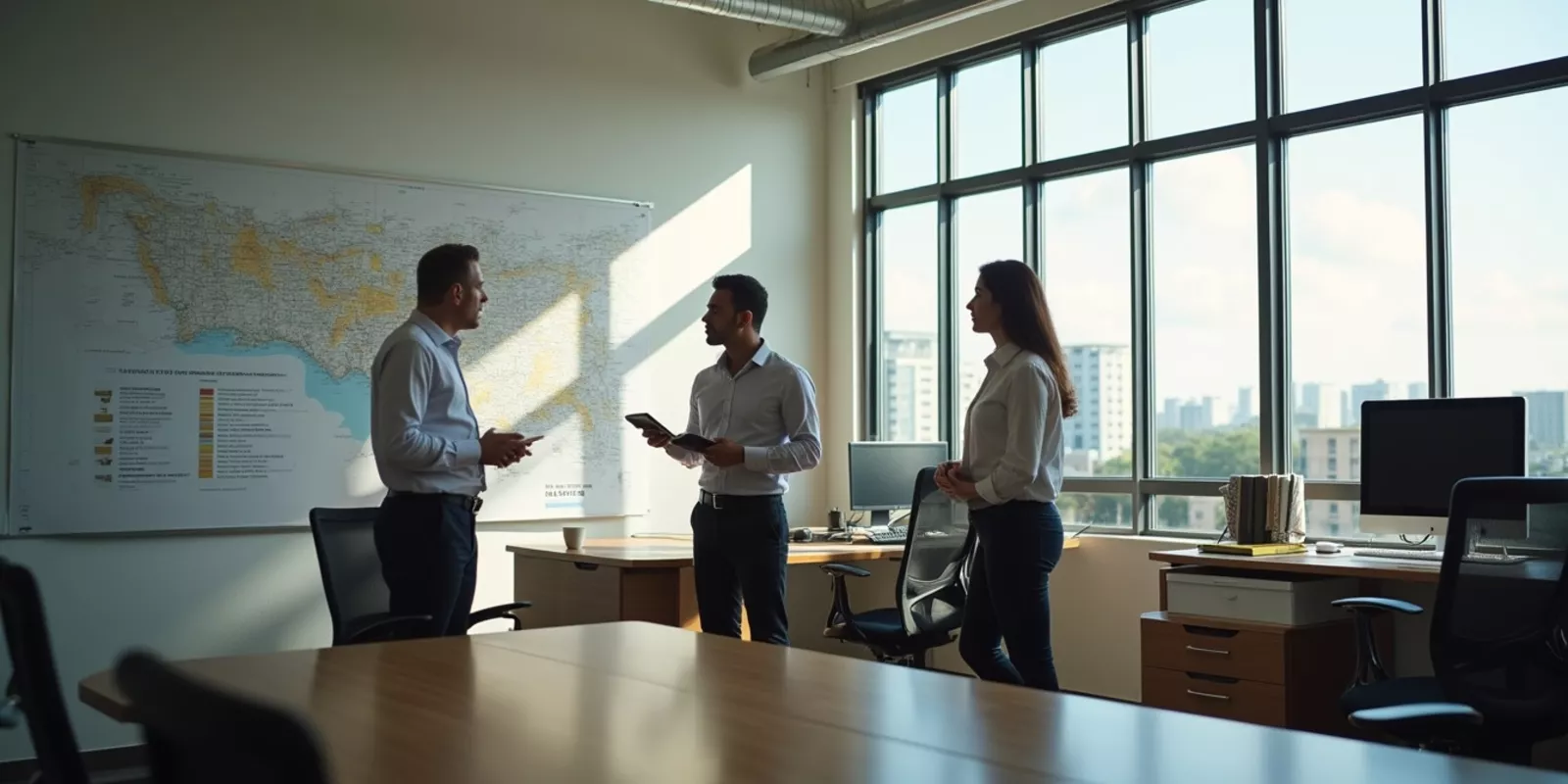 Dividiendo Zonas de Trabajo en Inmobiliaria Doral